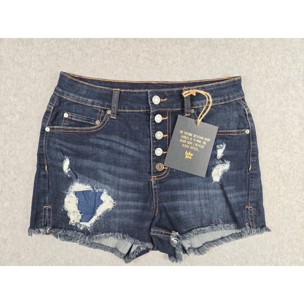 Indigo Rein Jean Shorts Womens Size 9 Denim Cut Off Distressed NWT